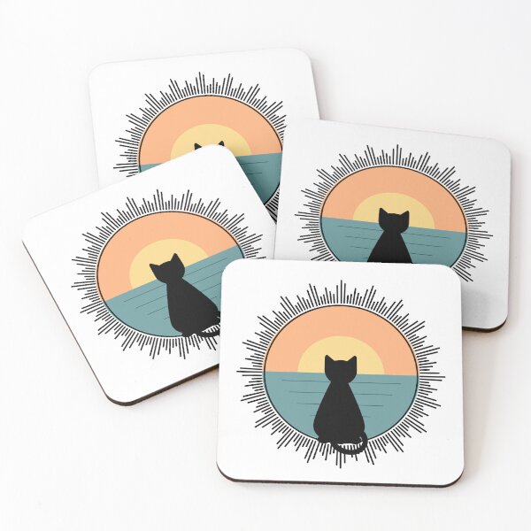 Item preview, Cat Watching The Sunset designed and sold by HandyDesign22.