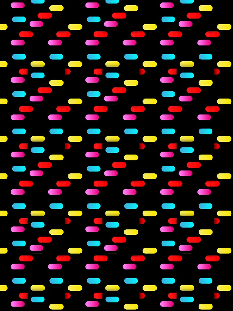 Thumbnail 4 of 4, iPhone Case, Neon Steps designed and sold by patternpiper.