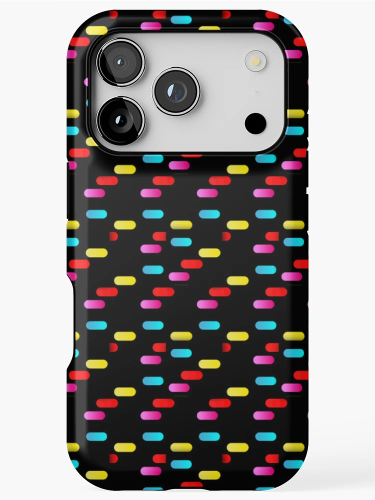 Thumbnail 1 of 4, iPhone Case, Neon Steps designed and sold by patternpiper.