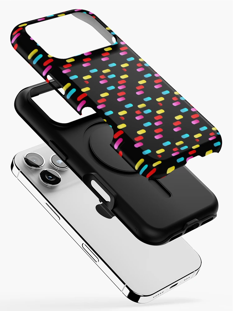 Thumbnail 2 of 4, iPhone Case, Neon Steps designed and sold by patternpiper.