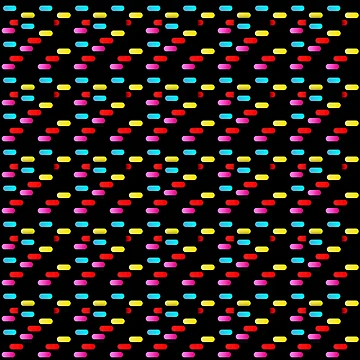 Artwork thumbnail, Neon Steps by patternpiper