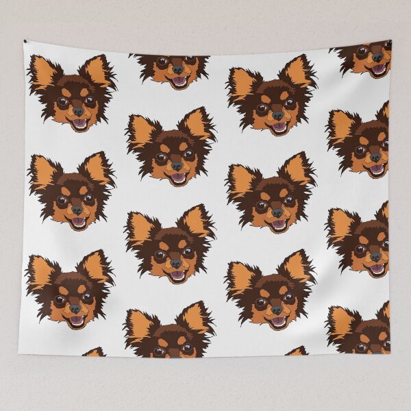 Item preview, Long haired chihuahua  designed and sold by LeahcarsArt.