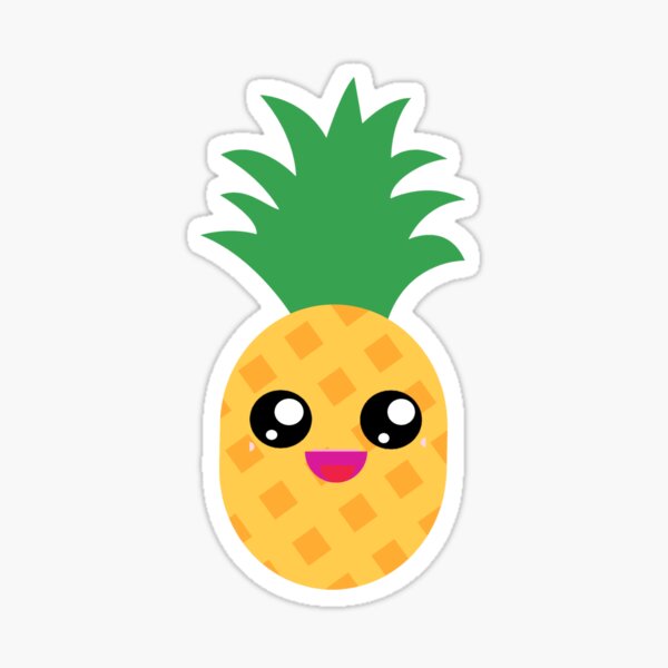 Cute kawaii Pineapple Sticker