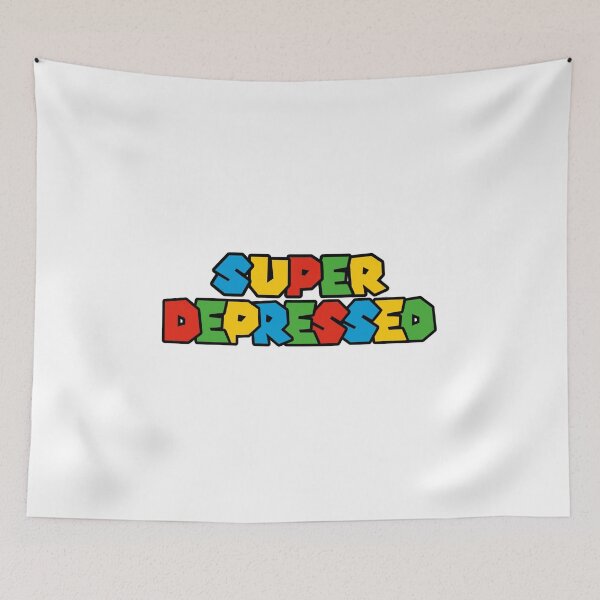 Item preview, Super Depressed Logo Parody designed and sold by everything4eva.