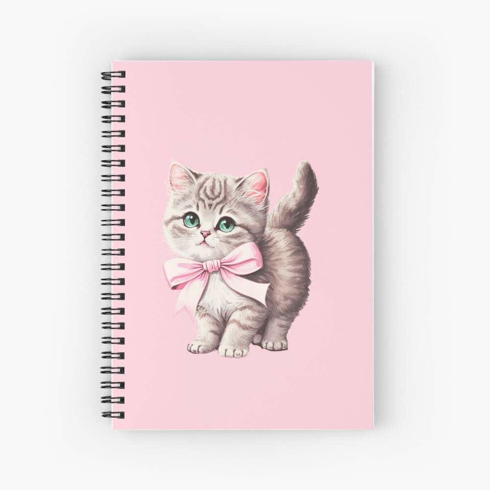 Cherry Coquette Spiral Notebook – WaveCharm