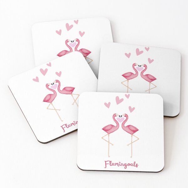 Item preview, Flamingoals - Cute Flamingos designed and sold by RoseCandi.