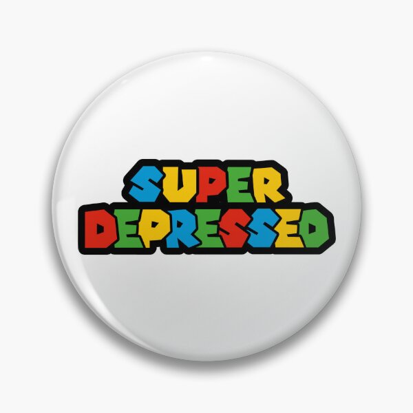 Item preview, Super Depressed Logo Parody designed and sold by everything4eva.