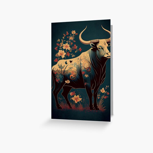 Item preview, Chinese Zodiac Year Of The Ox Retro designed and sold by mcmtdesigns.