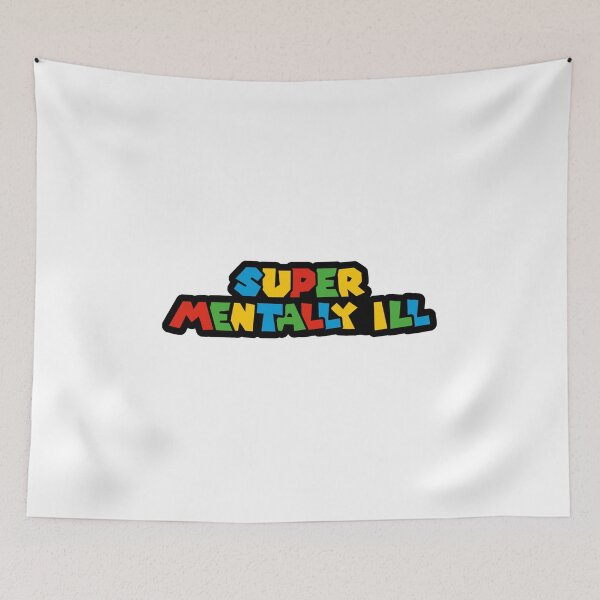 Item preview, Super Mentally Ill Logo Parody designed and sold by everything4eva.