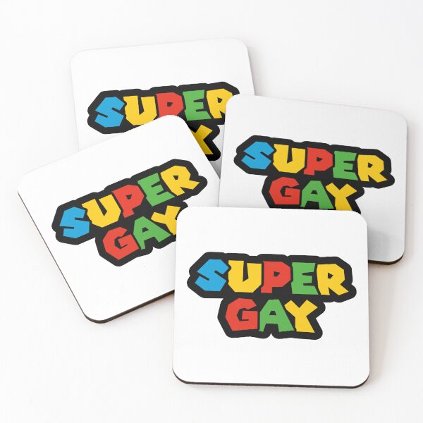 Item preview, Super Gay Logo Parody designed and sold by everything4eva.