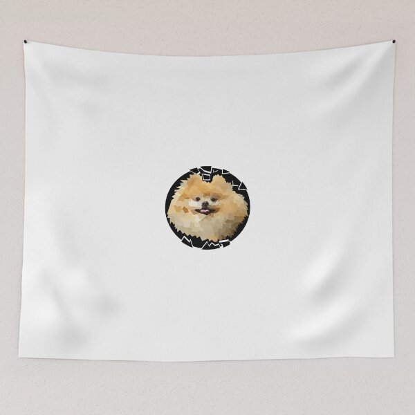 Item preview, Geometric Pomeranian Dog designed and sold by NewMerchandise.
