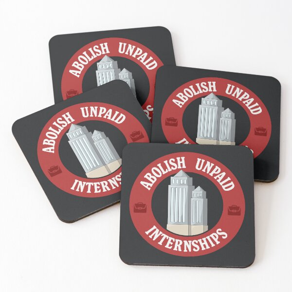 Item preview, Abolish Unpaid Internships - Workers Rights designed and sold by Picket Club.