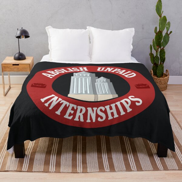 Item preview, Abolish Unpaid Internships - Workers Rights designed and sold by Picket Club.