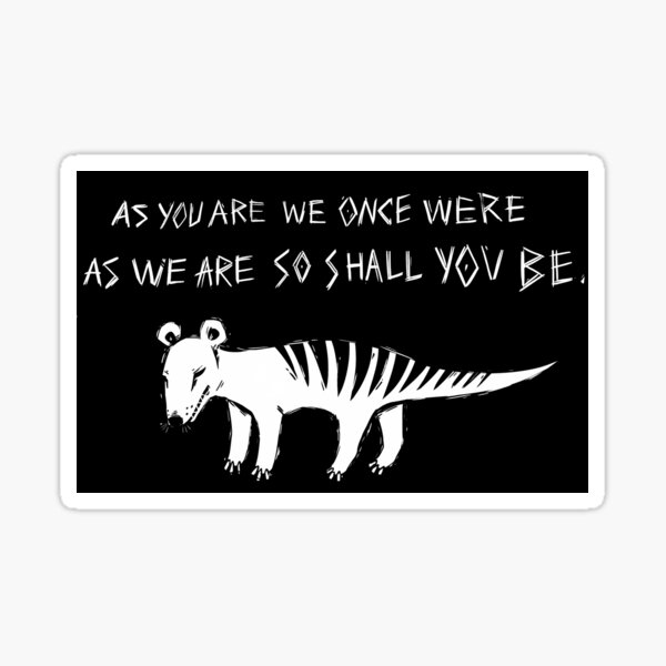 Thylacine Sticker