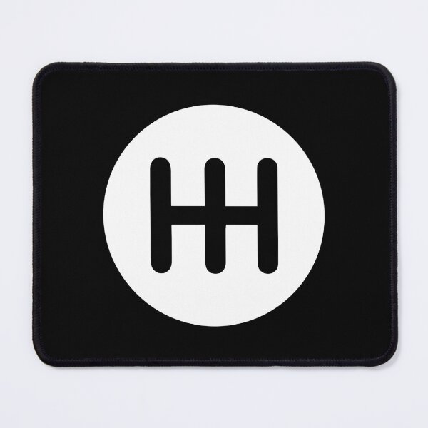 Item preview, 6 Speed Manual Transmission Logo (Simple, White) designed and sold by 718Raindeer.
