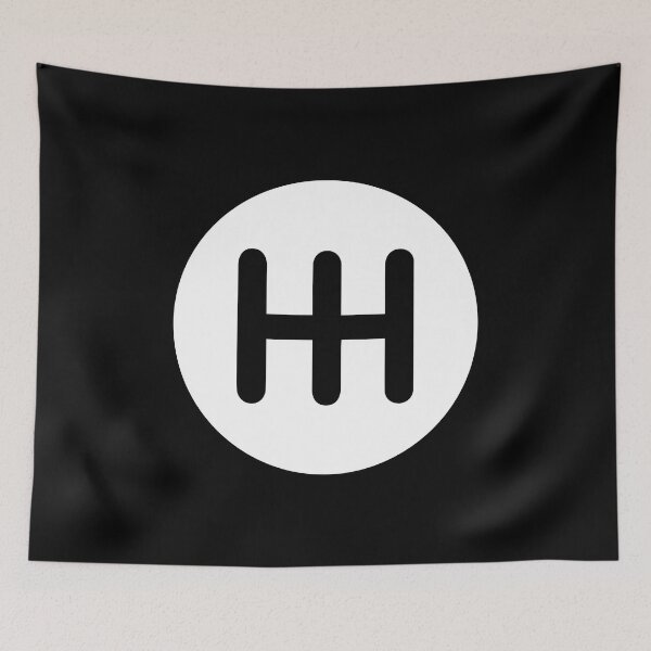 Item preview, 6 Speed Manual Transmission Logo (Simple, White) designed and sold by 718Raindeer.