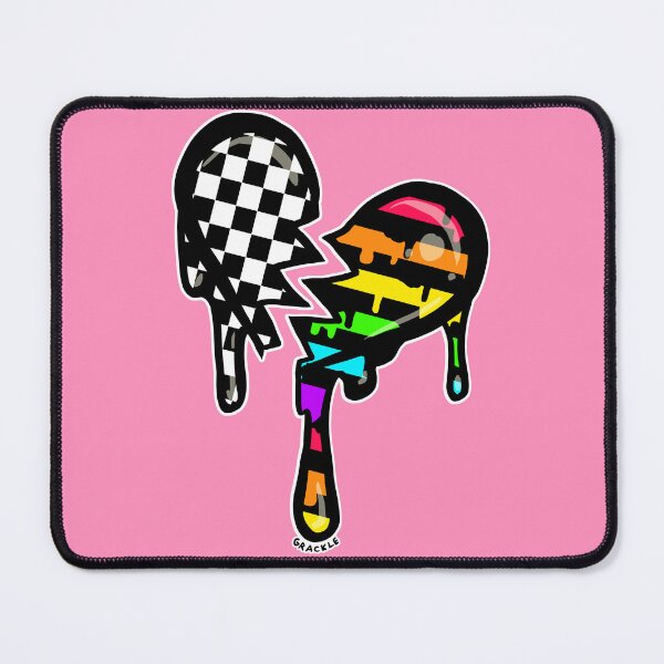 Item preview, Split Rainbow Stripes Checkerboard designed and sold by JanGrackle.