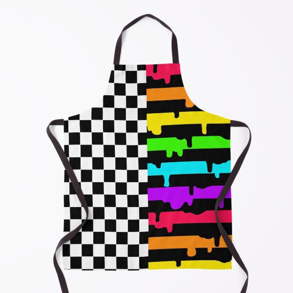 Item preview, Split Rainbow Stripes Checkerboard designed and sold by JanGrackle.