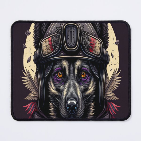 Item preview, German Shepherd Biker designed and sold by Star_.