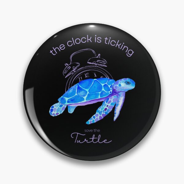 Item preview, Turtle Rescue Save The Turtles The Clock Is Ticking Mouse Pad designed and sold by MagicWolfStar.