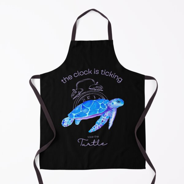 Item preview, Turtle Rescue Save The Turtles The Clock Is Ticking Mouse Pad designed and sold by MagicWolfStar.