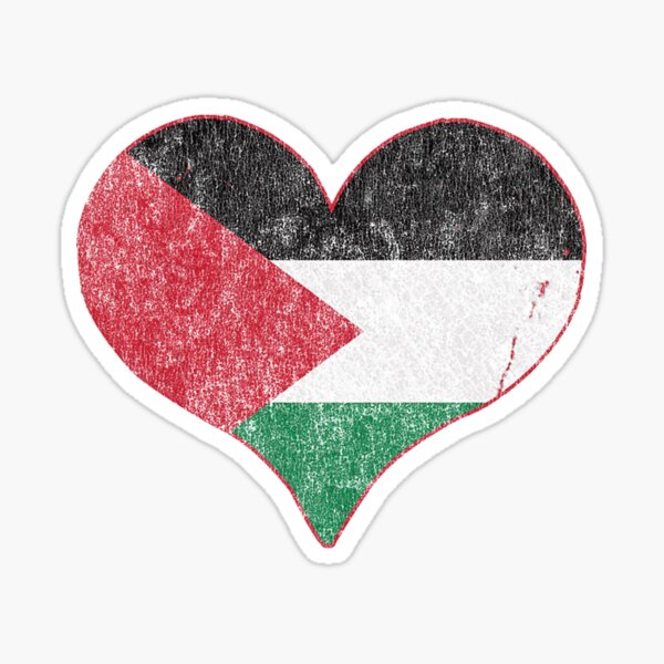 Always In My Heart, Free Palestine' Sticker