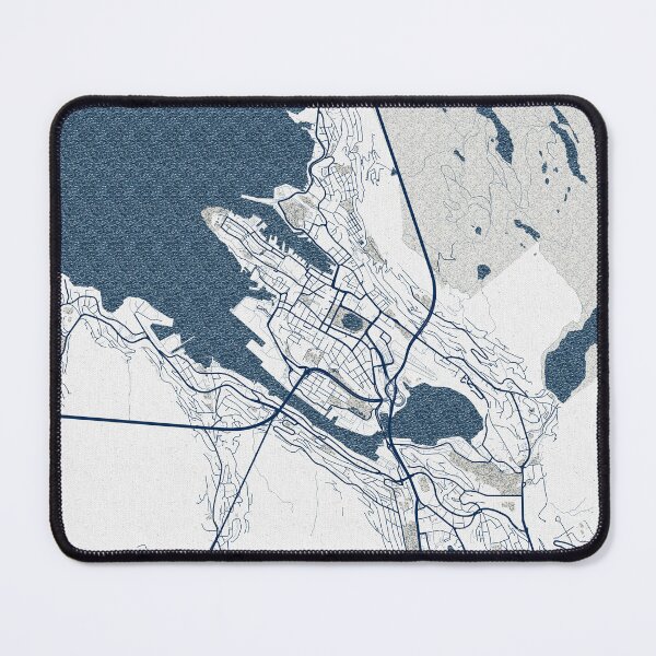 Item preview, Bergen City Map of Vestland, Norway - Coastal designed and sold by deMAP.