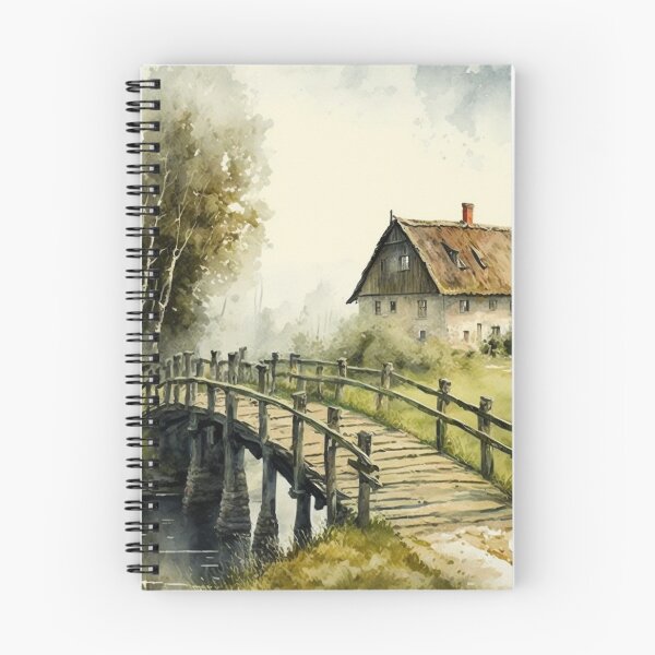 Item preview, Old Bridge Watercolor designed and sold by rukesdesigns.
