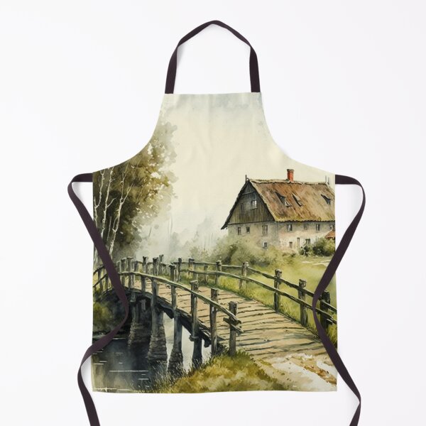 Item preview, Old Bridge Watercolor designed and sold by rukesdesigns.