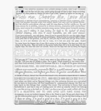 typography black iPad Case/Skin
