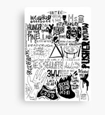 dead in the middle of the co-double mon Canvas Print