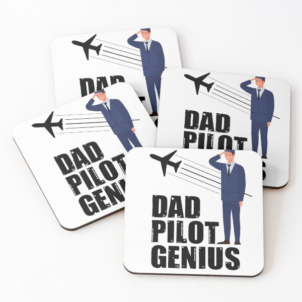 Item preview, Dad Pilot Genius Father's Day designed and sold by Thanineemedia.