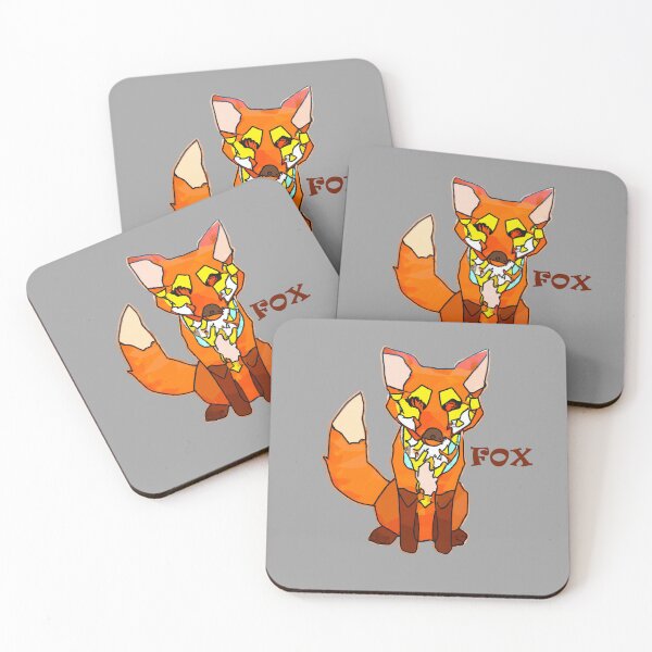 Artikelvorschau, Geometrische Fox Pacific Northwest Art entworfen und verkauft von GrizzlyMountain.
