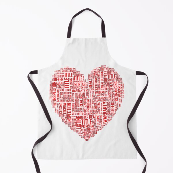 Item preview, Real Estate Heart - Heart Filled With Words designed and sold by molamode.