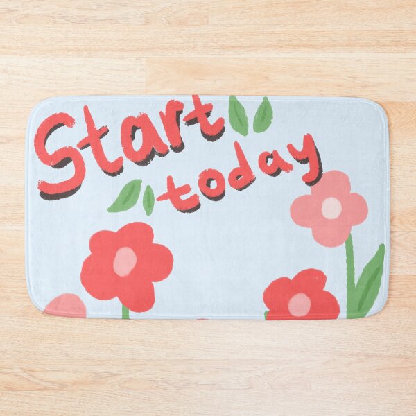 Item preview, Start today motivational quote designed and sold by pinkyfish1010.