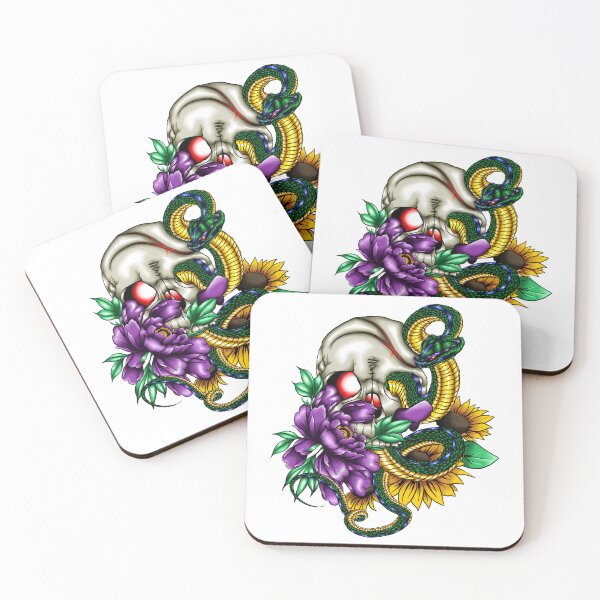 Item preview, Skull & Snake designed and sold by TheRebel420.