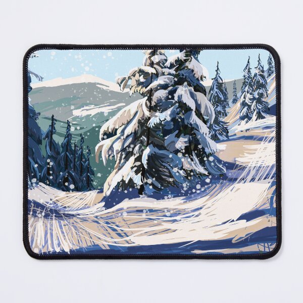 Item preview, Landscape painting of Cypress Ski Hill Vancouver Canada designed and sold by The Willow Of  Rain City.