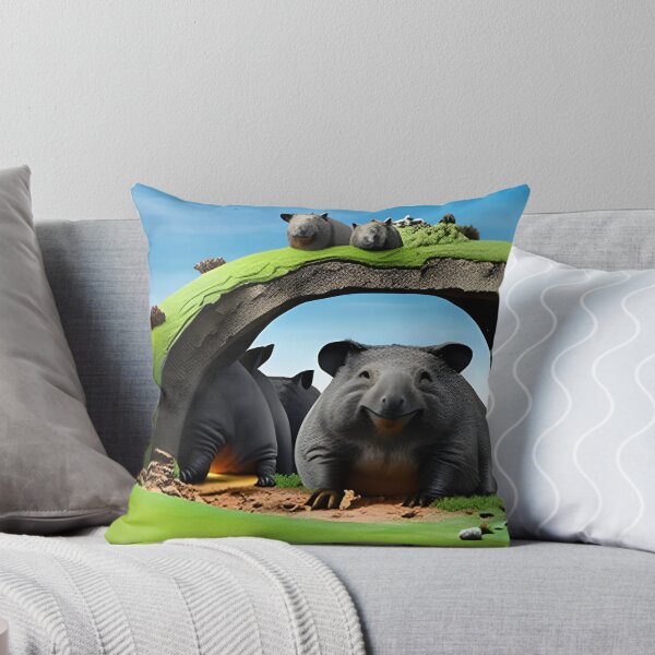 Artikelvorschau, Der glückliche Wombat entworfen und verkauft von J7Simpson.