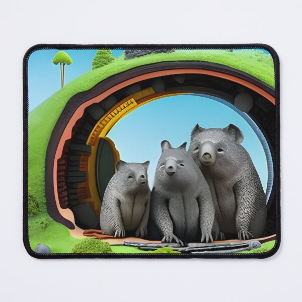 Item preview, A happy Wombat family designed and sold by J7Simpson.