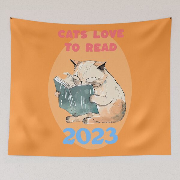 Item preview, Cats Love to Read 2023 designed and sold by happymeldcovers.