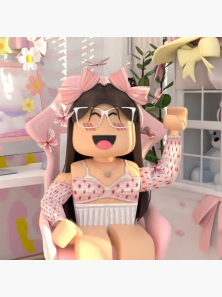 Beauty Aesthetic Roblox Girl  Sticker for Sale by Yourvaluesshop