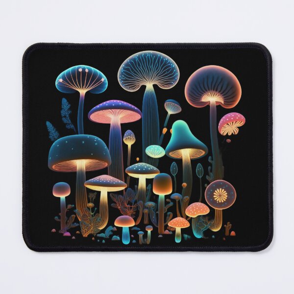 Item preview, Psychedelic glowing mushrooms #21 designed and sold by Christolamber.