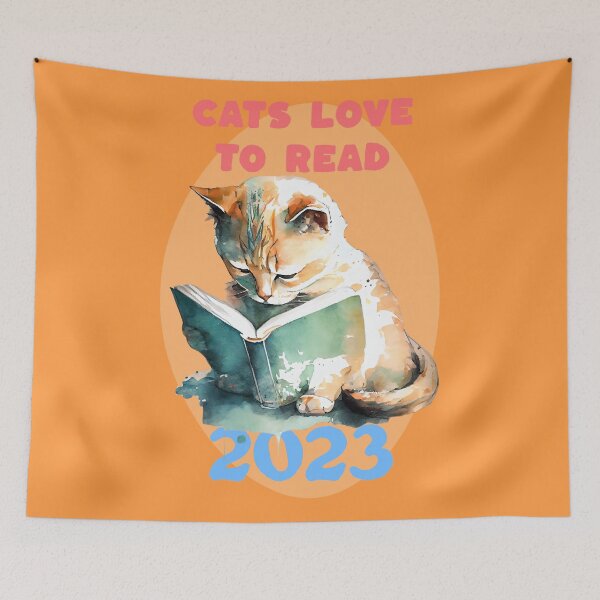 Item preview, Cats Love to Read 2023 designed and sold by happymeldcovers.