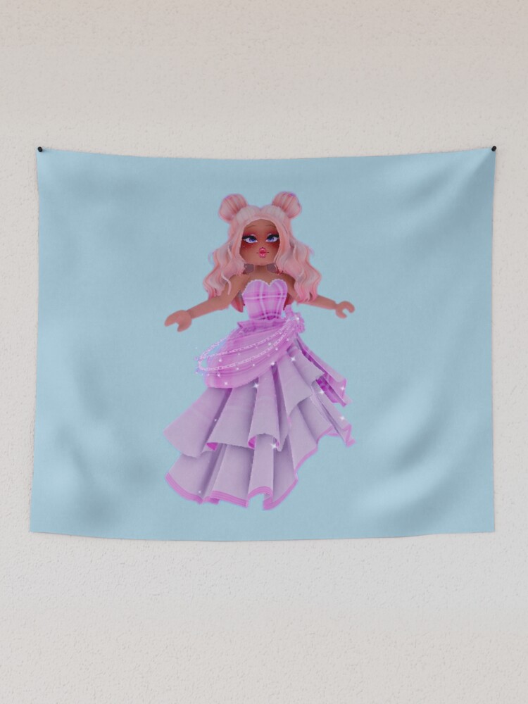 t-shirt roblox girl Tapestry by CuteDesignOnly