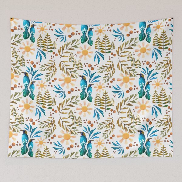 Item preview, Folk Bird designed and sold by SarahCarltonArt.
