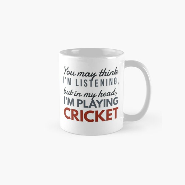 In my head; Cricket  Classic Mug