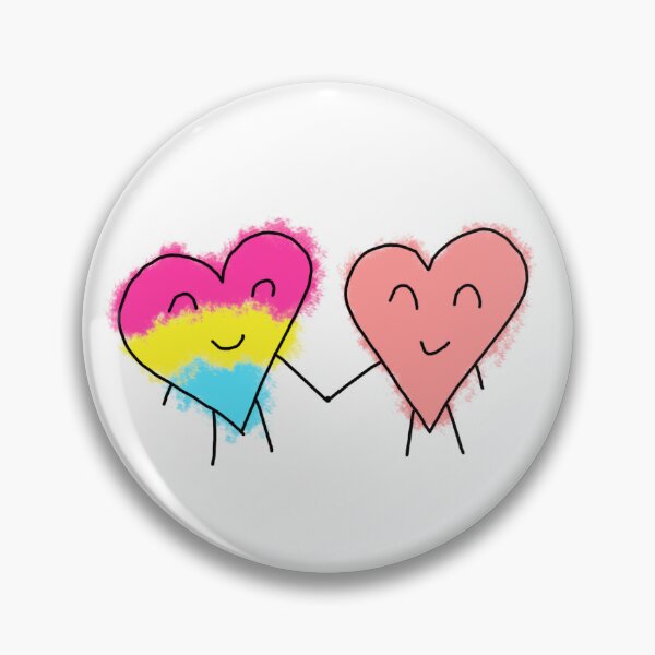 Aperçu de l'œuvre Saint Valentin Doodle Pansexuel créée et vendue par ECKDesign.