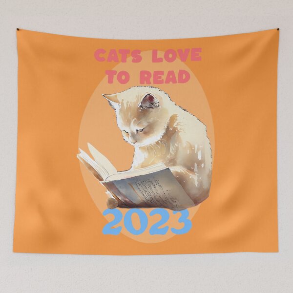 Item preview, Cats Love to Read 2023 designed and sold by happymeldcovers.