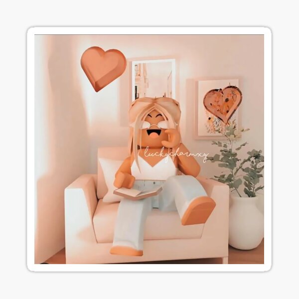 Beauty Aesthetic Roblox Girl  Sticker for Sale by Yourvaluesshop