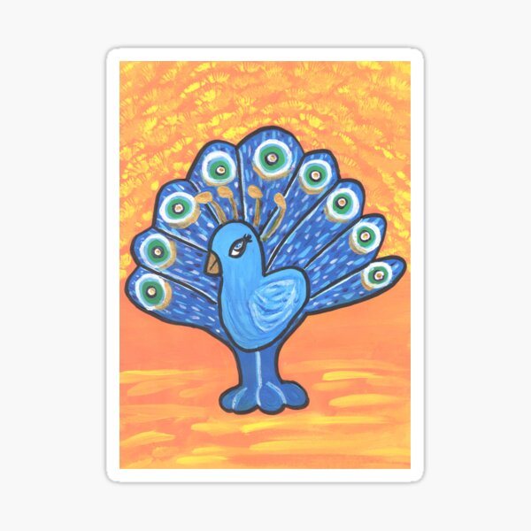 Item preview, Vibrant Peacock designed and sold by VibrantArtwork.